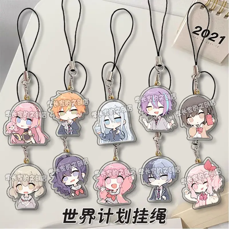 Anime projekt Sekai shinonome ena telefónny reťazec reťaz cosplay batoh Ornament prívesok narodeniny darčeky chlapci dievčatá dievčatá