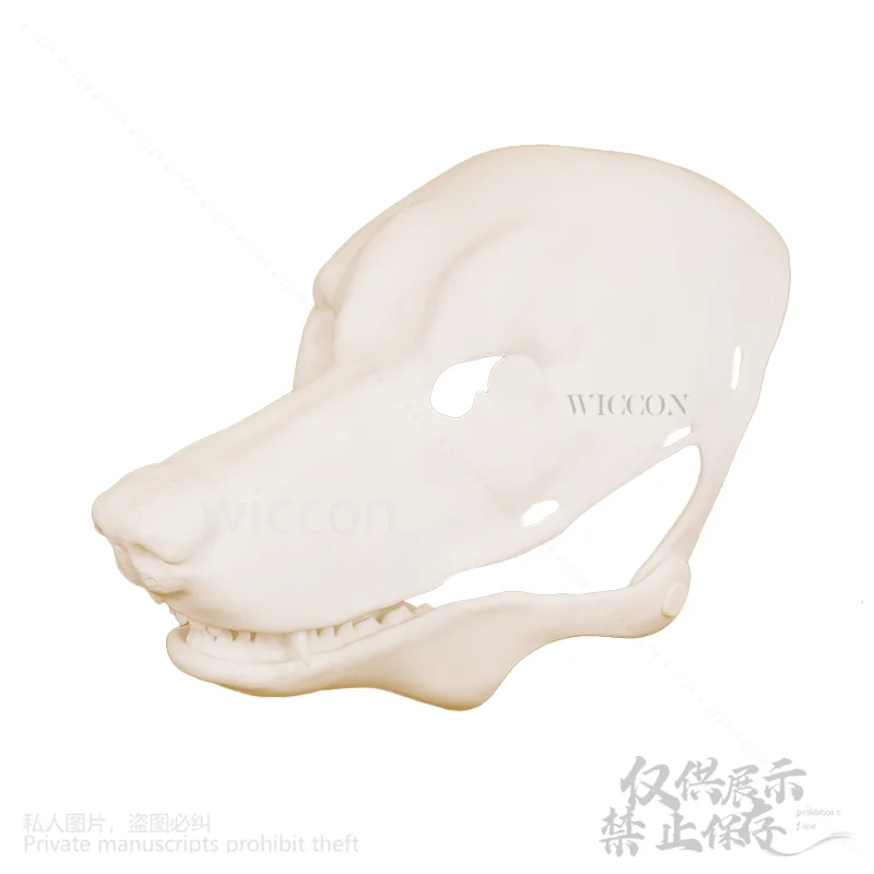 Anime ps Furry Mask Cosplay kostým 3D tlačia