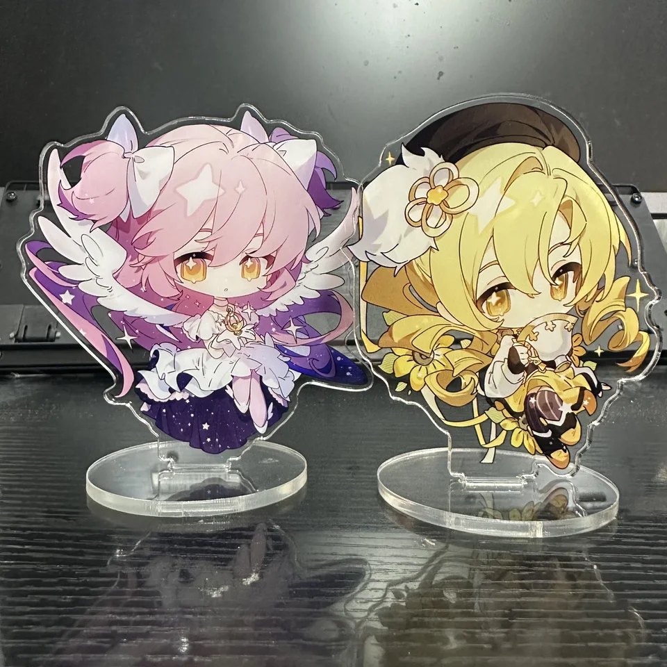 Anime Puella Magi Madoka Magica Figures Akemi Homura Kaname Madoka Cosplay akrylový stojan modely tanier Desk Desk Deskoráka stojatá značka stojatá značka