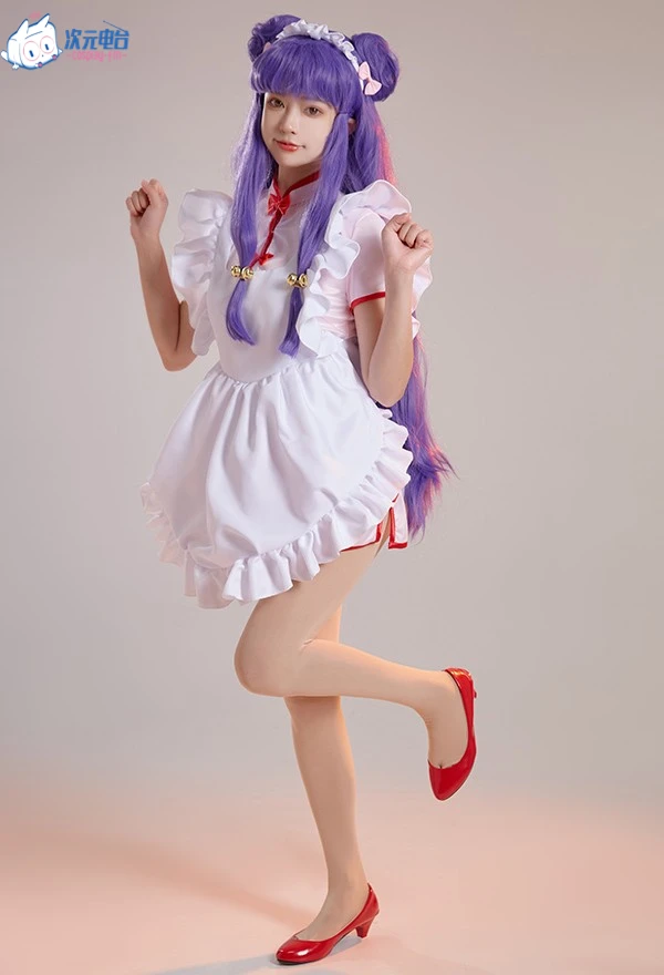 Anime Ranma ½ šampón Cosplay kostým Cheongsam šampón zástera šaty cosplay kostým set žien