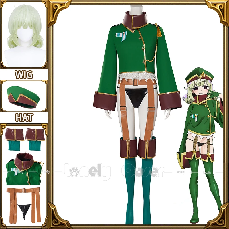 Anime sa tryskajú nad magickými dievčatami araga kiwi cosplay kostým parochňou leopard uniformný klobúk Mahou shoujo ni Akogarete enmoreta