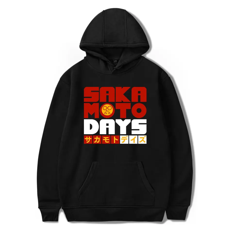 Anime Sakamoto Days Taro Sakamoto Vintage 90. roky mikiny a ženy Harajuku Hip-Hop Sports Outwear Spring Strover Pullover