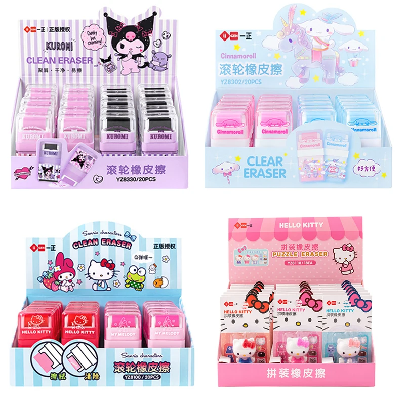Anime Sanrio Hello Kitty My Melody Gum Guma Gumer Cartoon Student Stationery Erasers School Office Supplies Wholesale Kids Gift