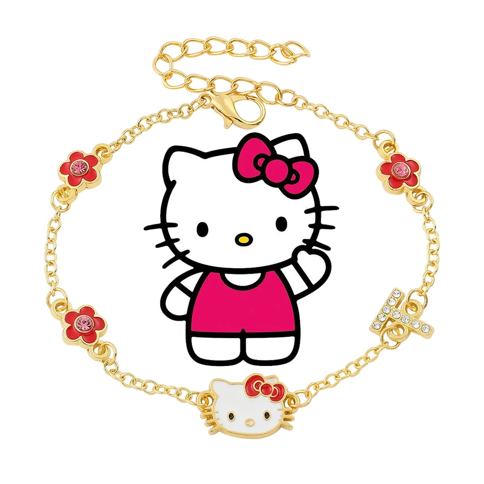 Anime Sanrio Hello Kitty náramok roztomilý kresle