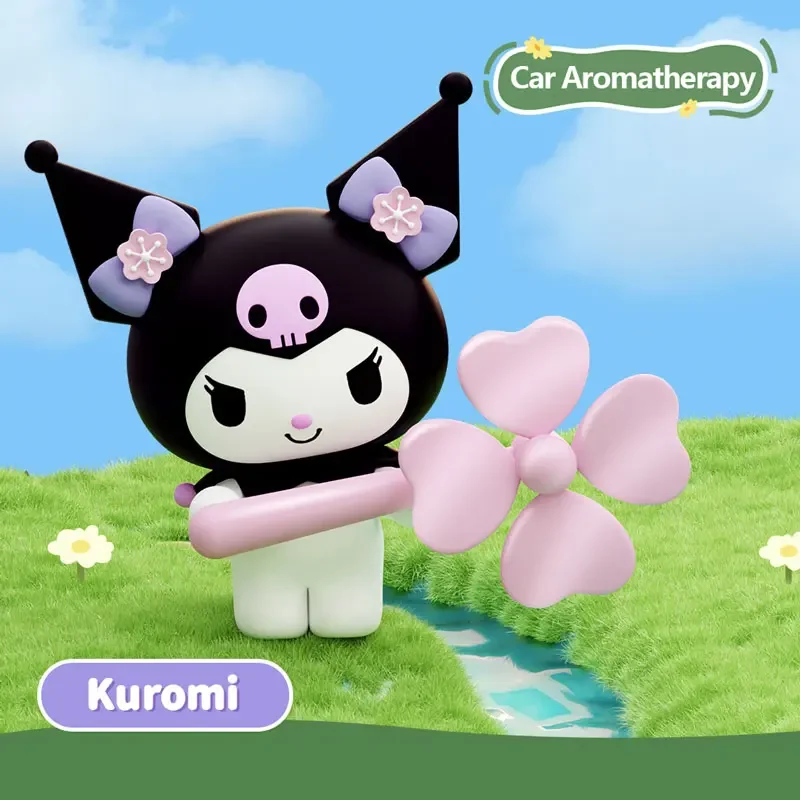 Anime Sanrio Kuromi Cinnamoroll Car Fragrance MymeLody Pompompurín Vôňa v štýle Vent Difuste vrtuľový klip Parfumový doplnok