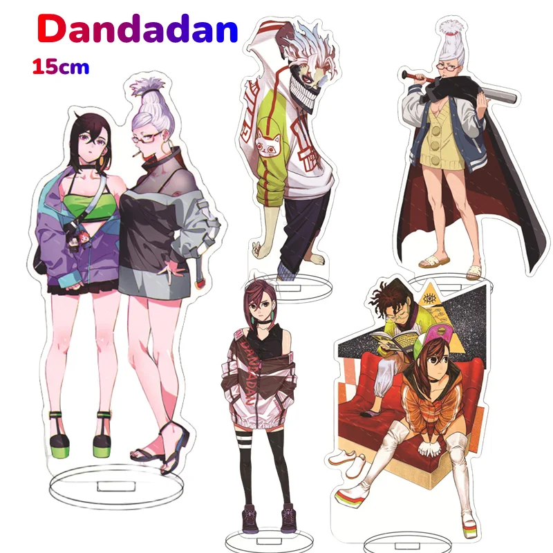 Anime Shfiguarts Dandadan Ayase Momo Takakura Ken Action 15cm akrylové stojany modely pre fanúšikov pre fanúšikov
