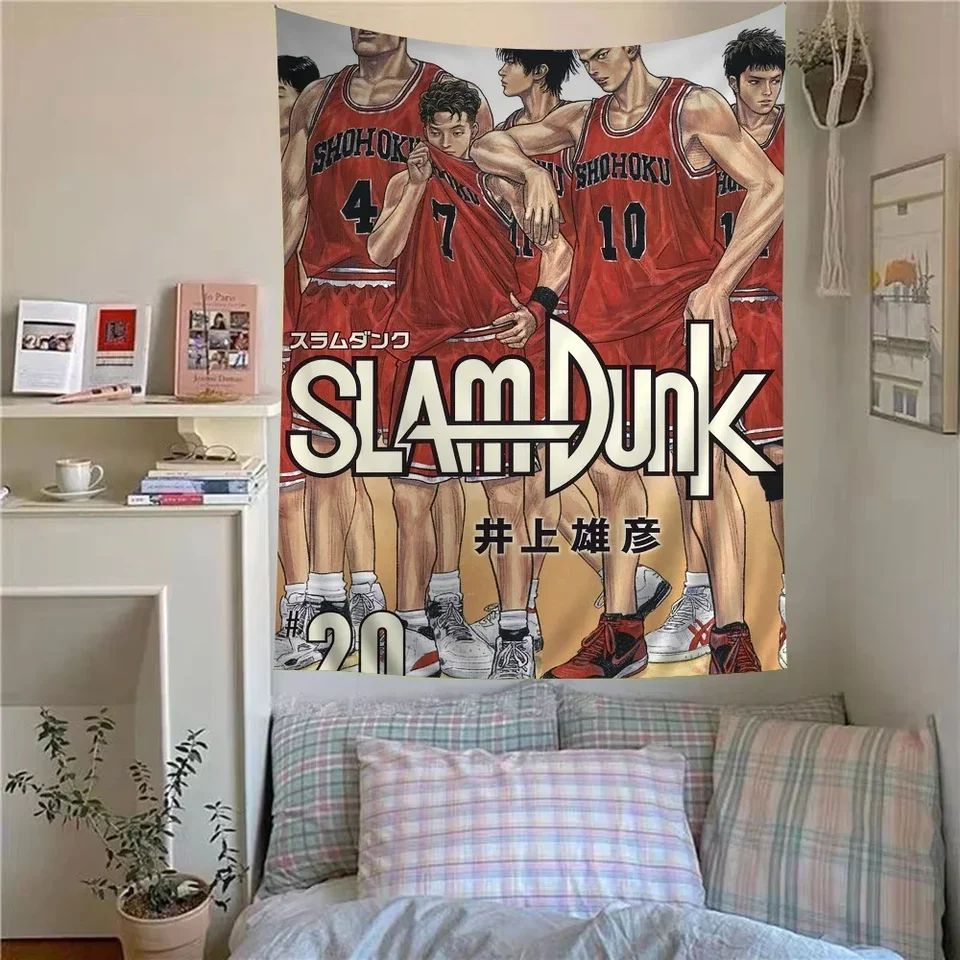 Anime Slam Dunk Sakuragi DIY WALL TAPESTRY pre obývaciu izbu Domov DOM DECON DECON Wall Art Decor