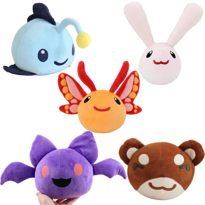 Anime Slime Rancher 2 plyšové hračky rybár batty ringtail Flutter Soft Soft Smatd Doll Cartoon Animal Pelluche Vianoce Birhthday Darček