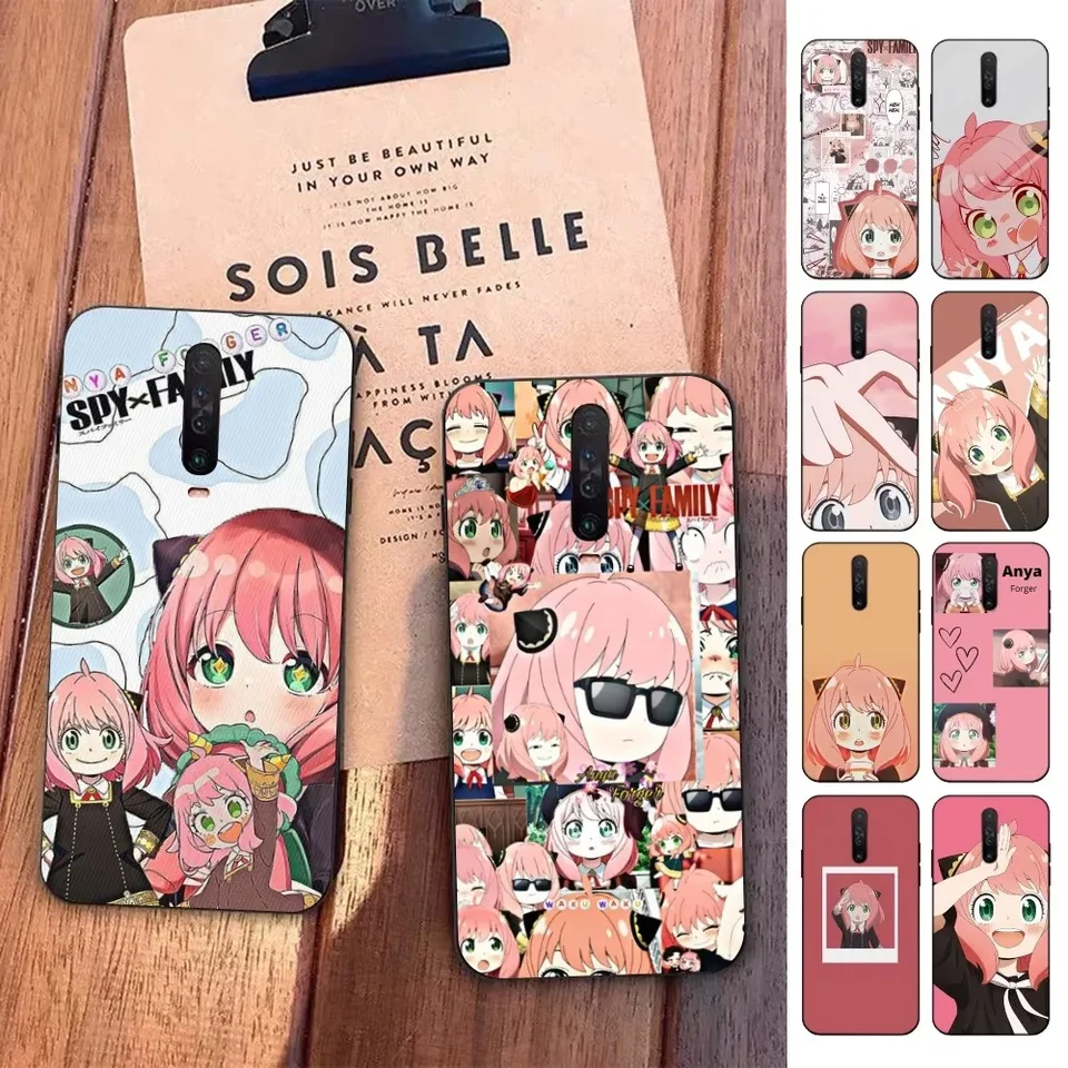 Anime Spy x Family Anya Telefón pre Redmi 5 6 7 8 9 10 Plus Pro 6 7 8 9 A Go K20 K30 K40 Pro Plus f3 Fundas