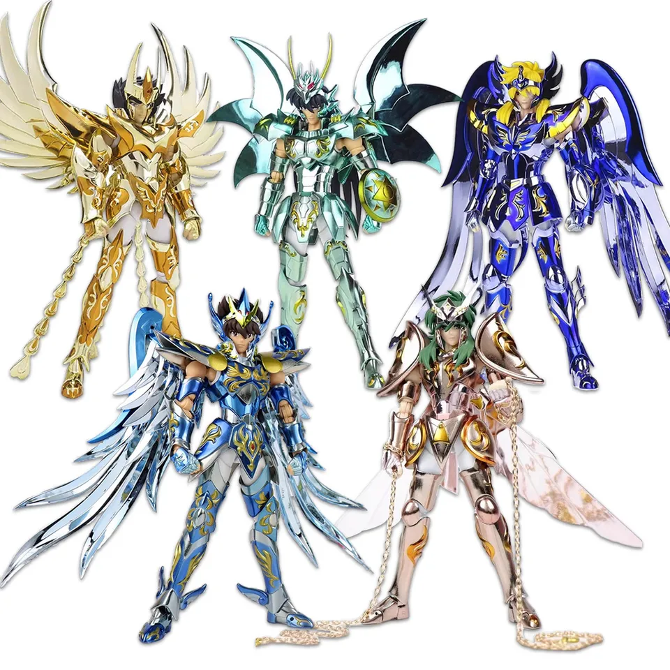 Anime svätý Seiya God God Litle postava Phoenix Ikki Hyoga Seiya Shiryu stojatá figúrka s hračkou PVC Zbierka dekorácie