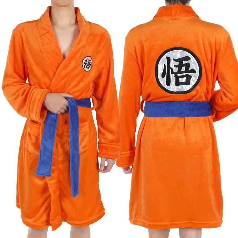 Anime syn goku cosplay župan Kakarotto pyžamy dospelé deti Mäk flanel župan Men ženy halloweenské večierky sa obliekajú