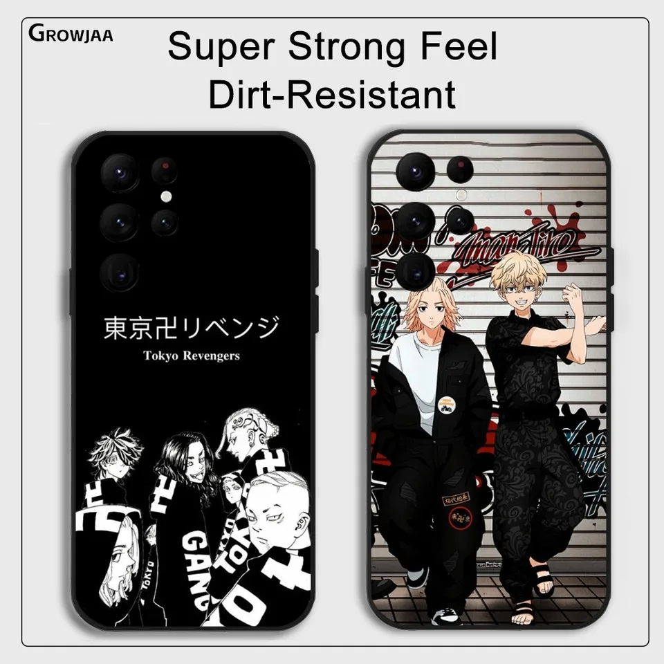 Anime T-Tokyo R-Revengers Telefónny puzdro pre Samsung Galaxy S24 Ultra S22 S23 Ultra S21 S20 5G Ochranné silikónové TPU Funda TPU