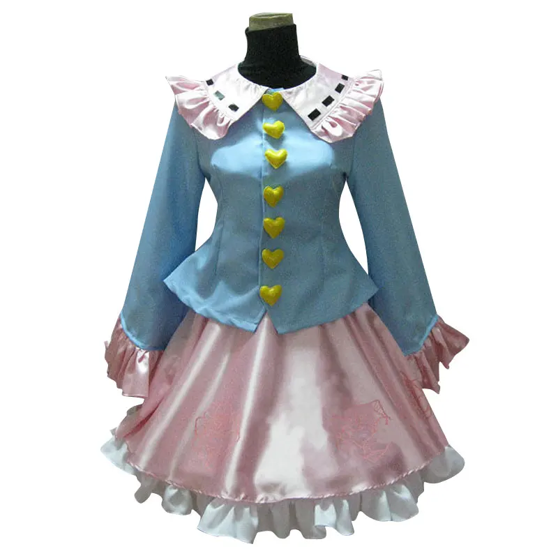 Anime touhou cosplay cosplay komeiji satori kostýmy žien tops sukne klobúk