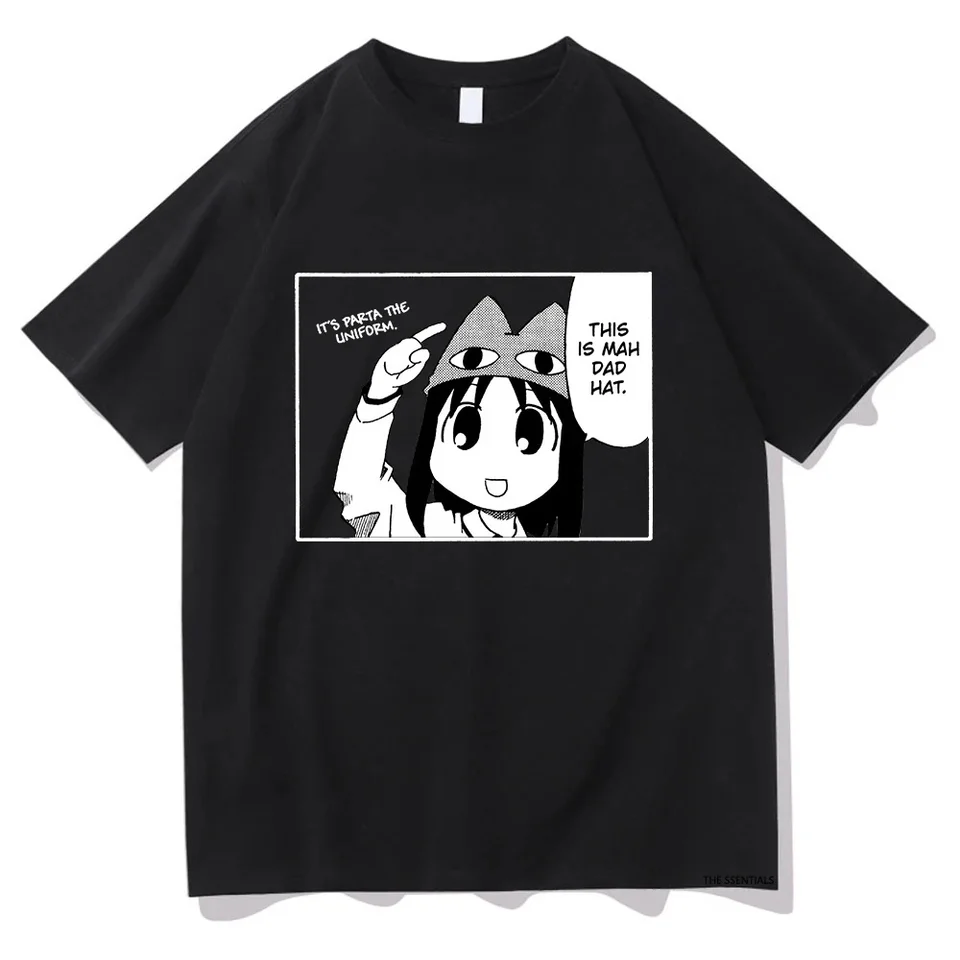 Anime tričko Ženy Toto je otec klobúk chiyo chan muži ženy vtipné kawaii tričko unisex roztomilé karikatúry Tops letné tričká Žena Žena