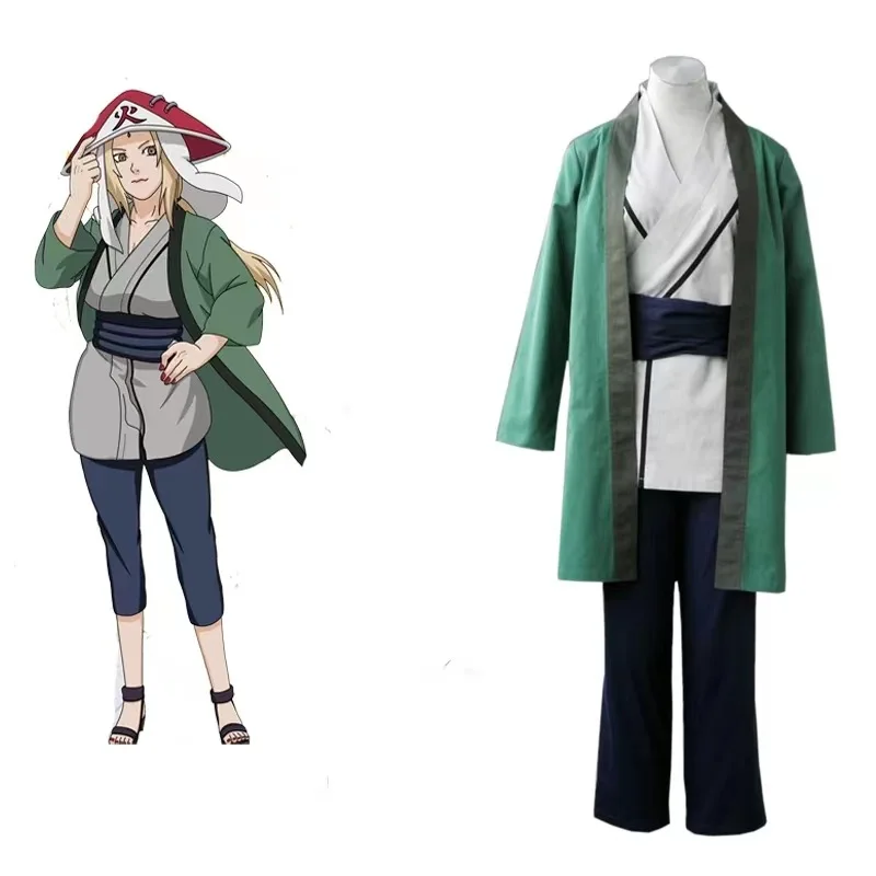 Anime Tsunade Kimono Cosplay kostýmy Dievčatá Dievčatá Halloween Party Karneval Karika