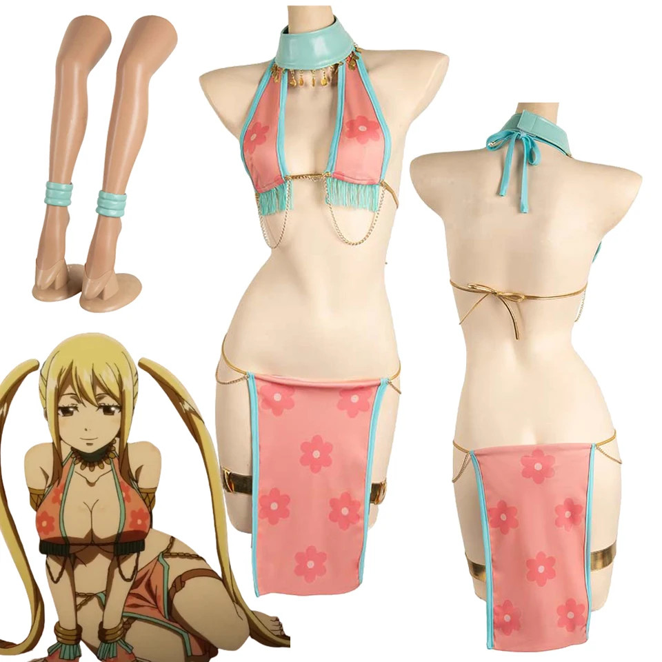 Anime víla cosplay chvost cosplay cosplay lucy Heartfilia Fantasia Masguise pre dievčatá pre dievčatá Dospelý halloween karneval party obleky