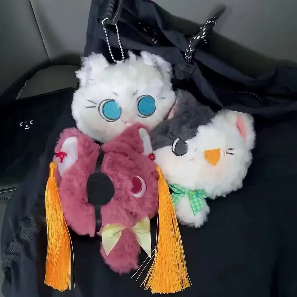Anime Wind Breake Cosplay Sakura Haruka Suou Hayato Cute Cat Plush Dano Dango Pendant 13cm Darčeky pre kľúčové reťaze