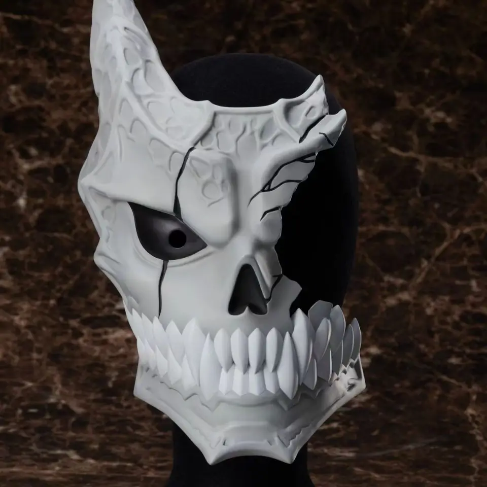 Anime z Kaiju č. 8 Cosplay Half Masks rekvizity kafka hibino cosplay živice plné masky Masks Masks Doplnky Halloween pre ženy