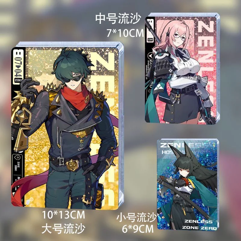 Anime Zenless zóna nula zapaľovač Tsukishiro Yanagi Cosplay akrylový Quicksand mahjong Cartoon Drift Sand Card Brick zdobiť Vianoce Vianoce