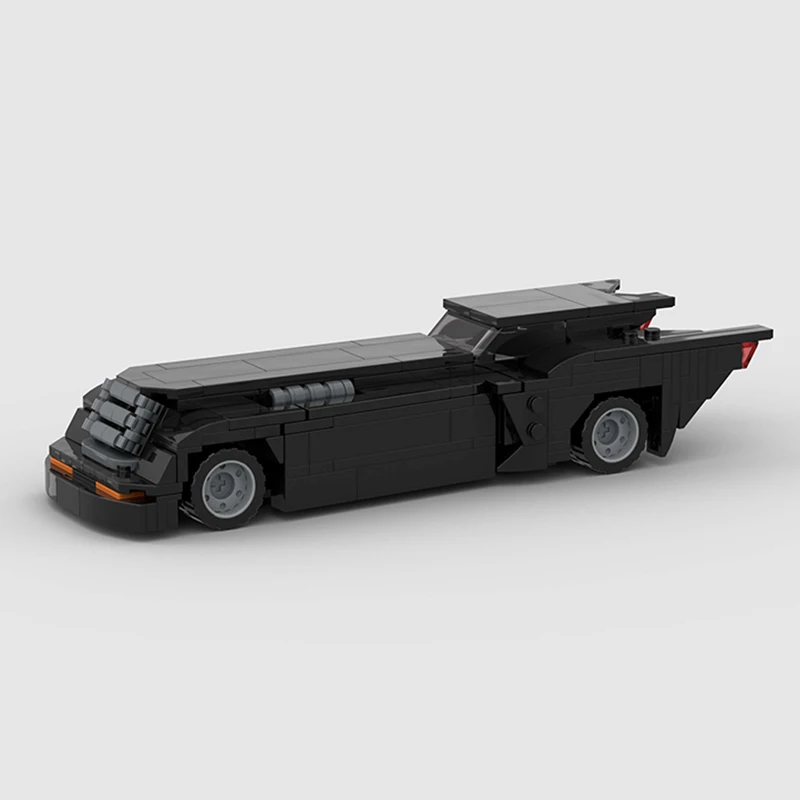 Animácia moc auta Batmobile Racing Technické vozidlo Model Building Block Super Race Brick Movie Hero Bat vianočný darček mesto