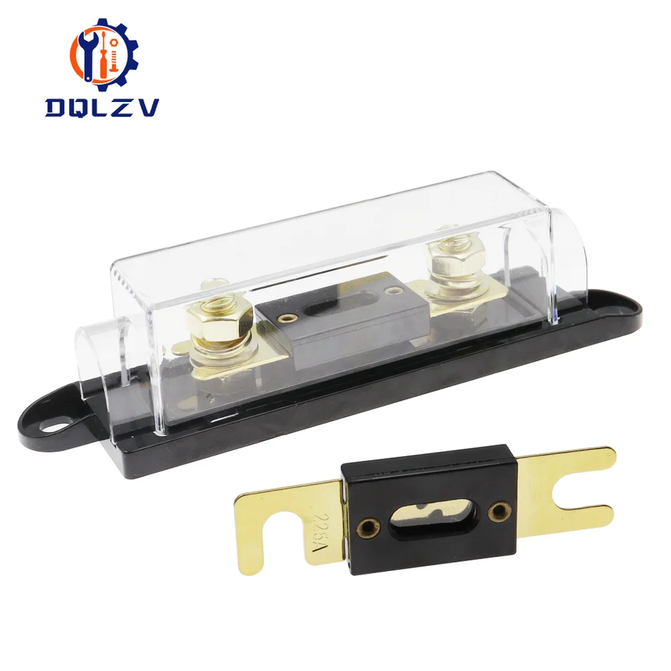 ANL poistka držiteľa skrutiek poistky Držitelia poistkovej poistiek Držitelia poistky Fusible Link s poistkou 40a 60a 80a 100a 200a 250a 300a poistky poistky zosilňovača