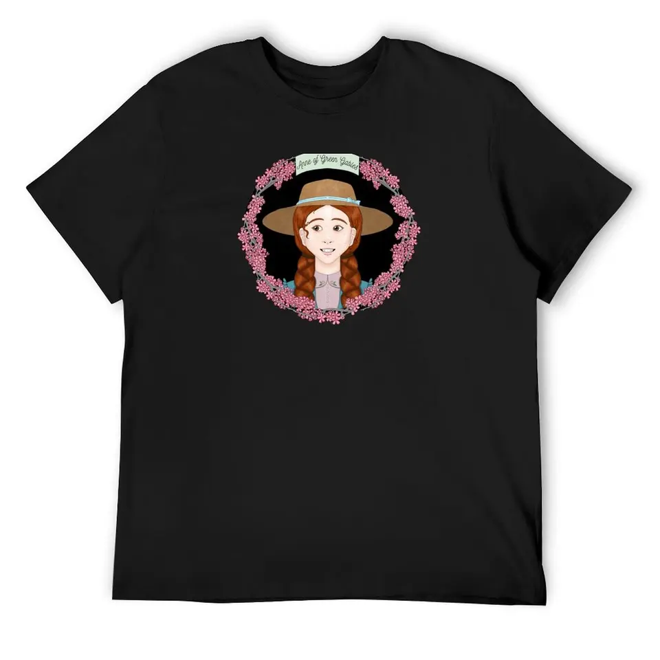 Anne of Green Gables Tričko letné top chlapci zvierací tlače roztomilé vrcholy basketbalové grafické odpaliská Men Clothings