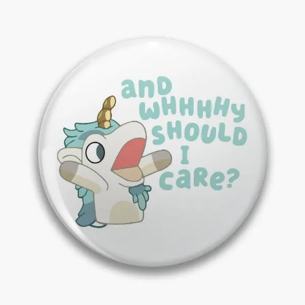 Annnd Prečo by som sa mal starať o tričko UniCorse Soft Gompte Pin PIN Creative Lafe Pin módny klobúk Ženy Collar Clothge Badge Metal Lover