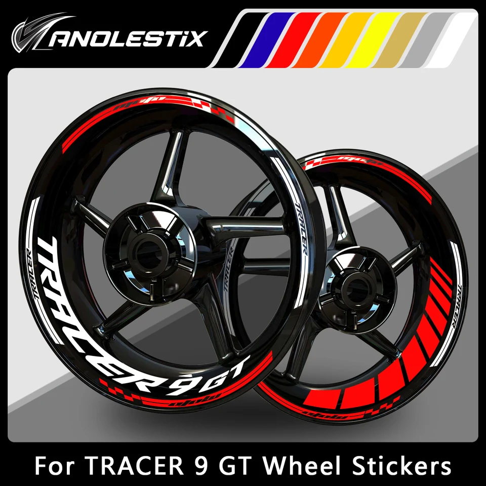 Anolestix reflexný motocykel nálepka na nálepku náboj s nálepkou na okraj pásky pre Yamaha Tracer9 Tracer9gt