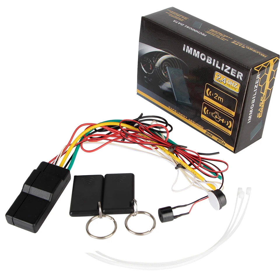Anti-hijacking 2,4 GHz AURM ALCLICK ZARIADENIE Zariadenie Immobilizér bezdrôtového zámku motora Intelligent Circuit Cut Off