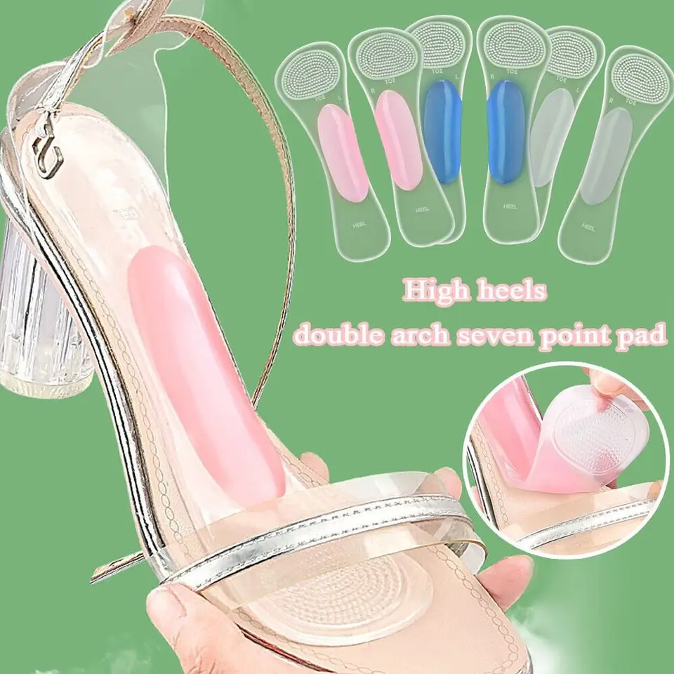 Anti sklz gélové podrážky podložky Profesionálny oblúk Podporuje priehľadné gélové vankúšové vankúšiky