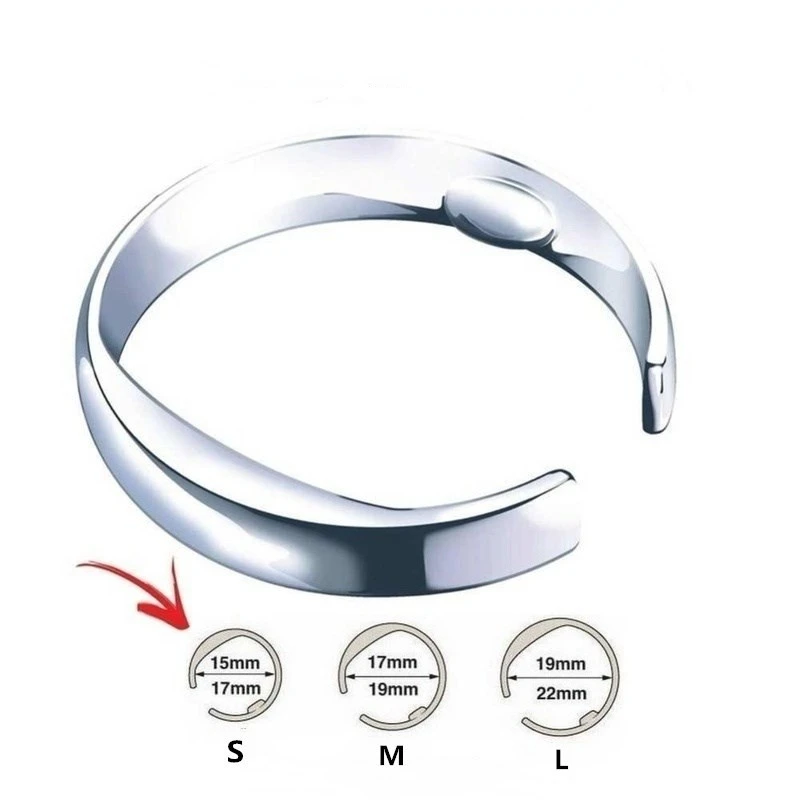 Anti Snore Ring akupressure apnoa spánok prestaňte chrápanie strieborný protichodný prsteň módne móda Nové chrápanie zariadenia 2023