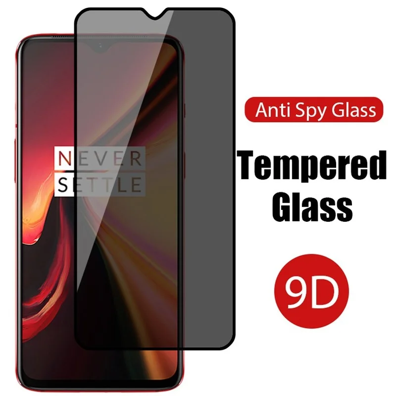 Anti Spy Ochranné sklo pre OnePlus Nord N10 7 7T 6T 6 5 5T Úplná ochrana ochrany osobných údajov One Plus 8 8t OnePlus7 Protector