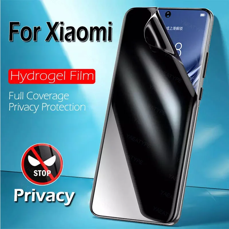 Anti-SPY Privacy Hydrogel Film Poco X6 X5 X3 X4 F5 PRO 5G F5 M4 F4 GT PRO OBSAH PRE POCO M6 M5 M5S