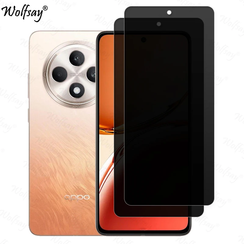 Anti-spy temperované sklo pre OPPO Reno 12F Ochrana ochrany súkromia pre OPPO RENO12 F 12F 11F 5G sklo pre OPPO RENO 12F sklo