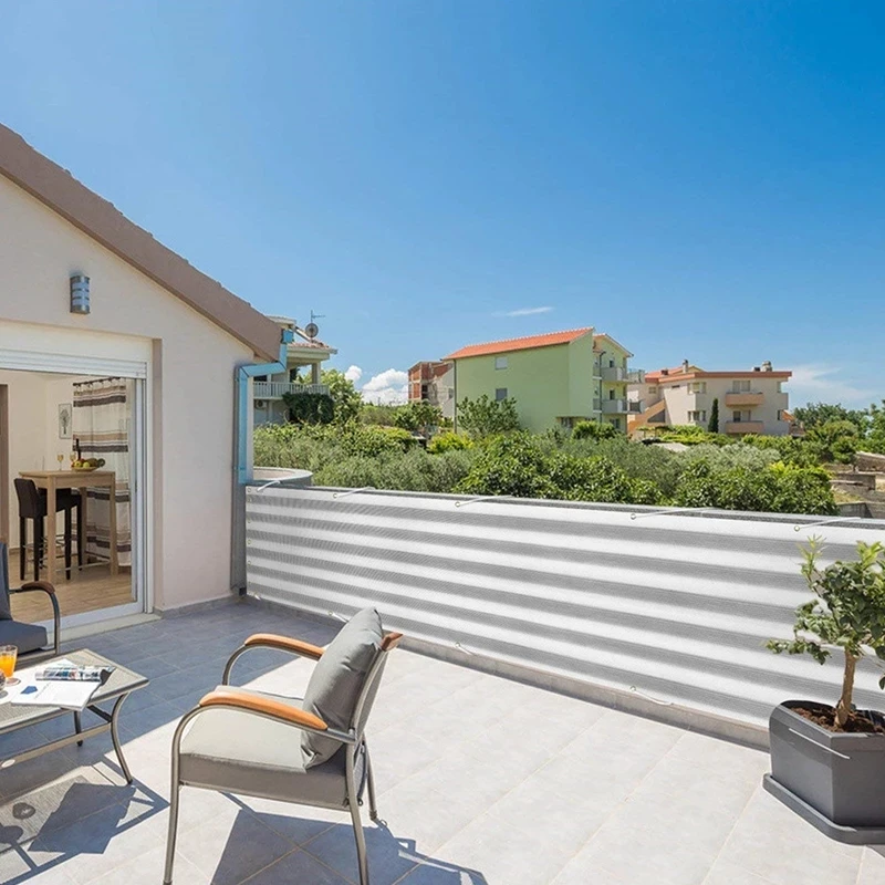 Anti-UV markíza Zhustaná pergola slnečný tieň slnečnú sieť Záhradný dvor plot slnečný tieň plachty plachty na balkón bezpečnosť ochrany súkromia
