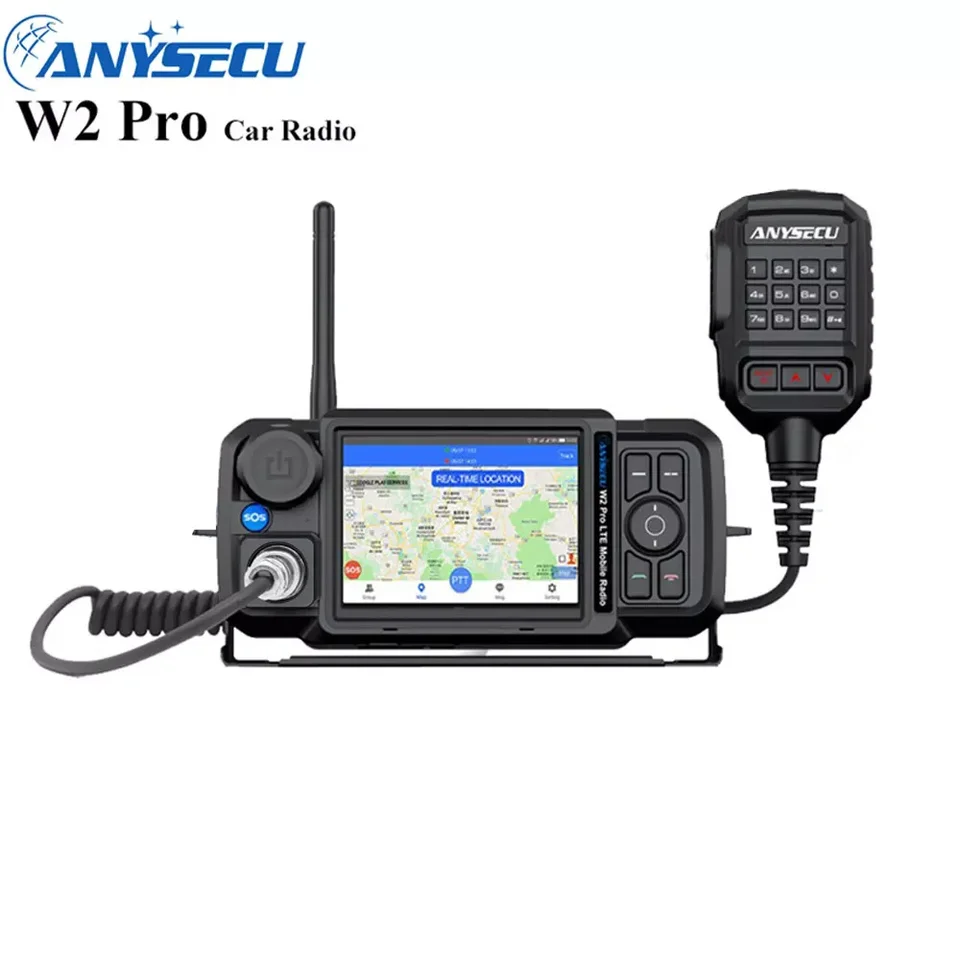 AnySecu 4G-W2Pro 4G Network Radio N61 Mobile Radio Android 7.0 LTE WCDMA GSM WiFi PTT Mobile Práca so Zello/ Real PTT