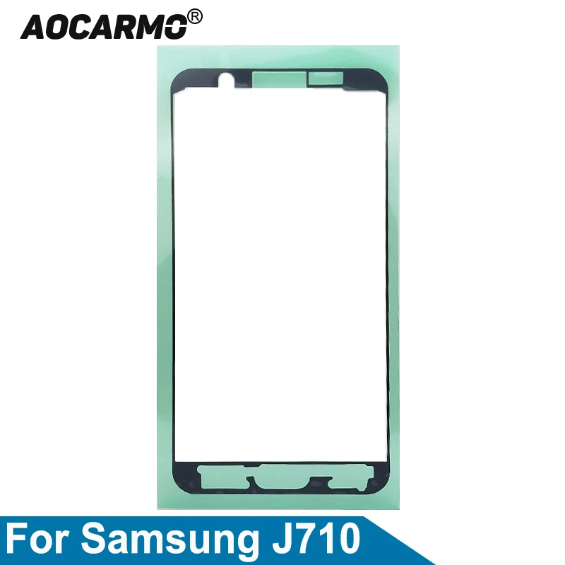 AOCARMO pre Samsung Galaxy J710 J7 （2016） Výmena nálepky na lepiacu skóre LCD LCD FREM PREDNÁ KAŽDÉ SKLADOVÉ