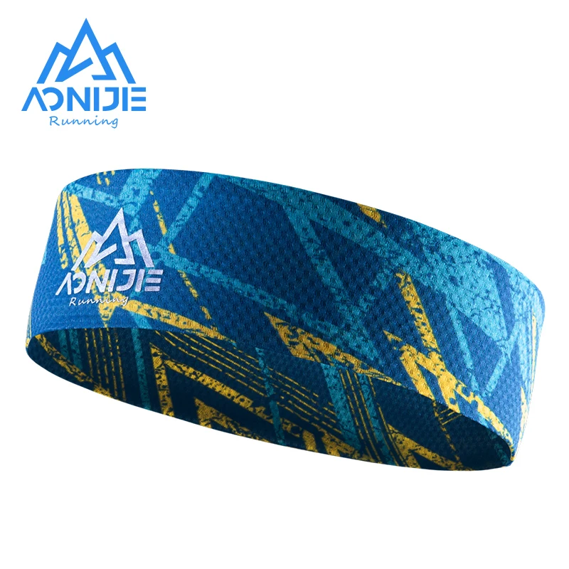 Aonijie E4903 Wide Sports Headband Sweat Band Band TIE pre ženy aj muži cvičenie jogy Fitness Fitness bežiaci na bicykli