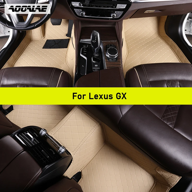 Aooale vlastné podlahové rohože pre auto pre lexus gx GX460 GX470 Automatické koberce nohy Coche Accessorie