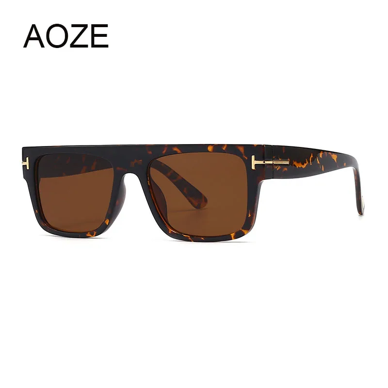 Aoze 2022 Dizajn značky Klasické slnečné okuliare Tom Men Ženy Driving Square Rám módne slnečné okuliare Muž Goggle Gafas de Sol Uv400