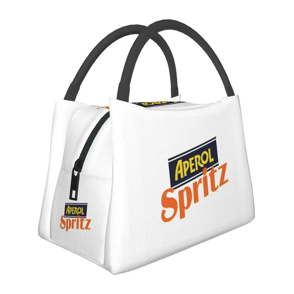 Aperol Spritz 1 obedové tašky Izolované bento box netesné obed obed piknikové tašky chladič tepelná taška pre ženy deti práca