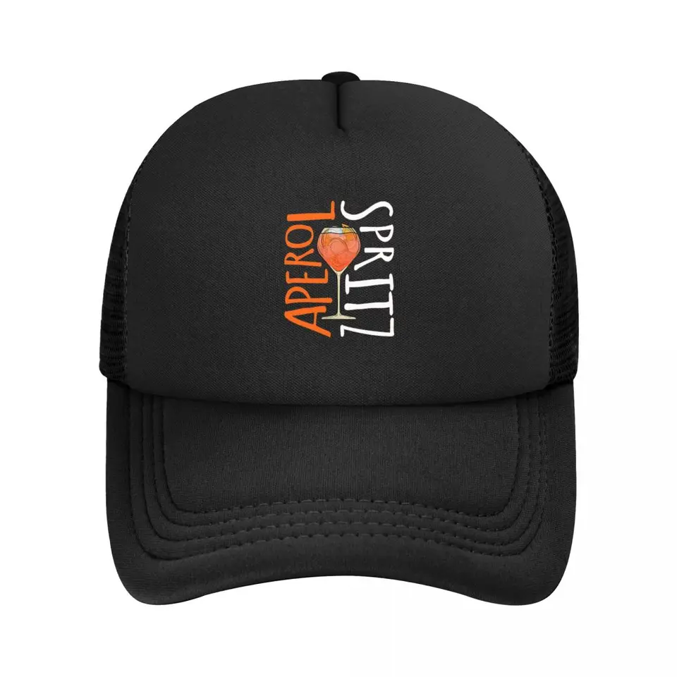 Aperol Spritz Mesh Baseball Caps Snapback módne baseballové klobúky priedušné neformálne kasquette vonku pre mužské a dámske