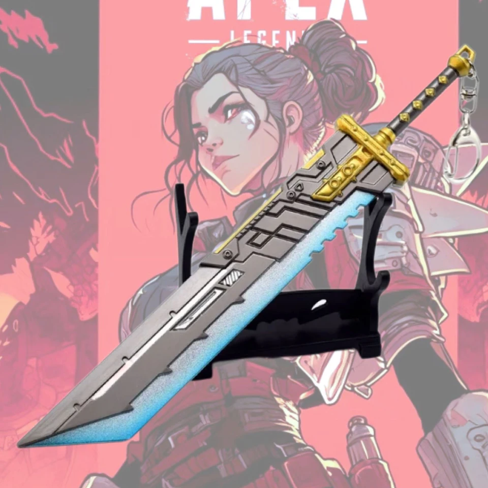 Apex Game Periférna ff7 remake 21cm Cloud Buster Sword Legends dedičstvo zbraň kovový meč Blade Weapon Model Darček hračky Boys