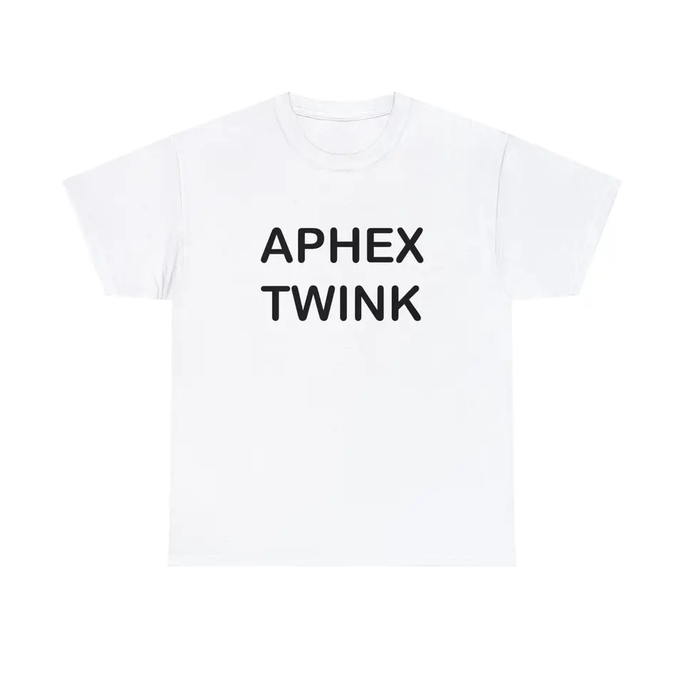 Aphex Twink Aphex Twin, Y2K, vtipný vtip, Unisex Heavy Cotton Tee
