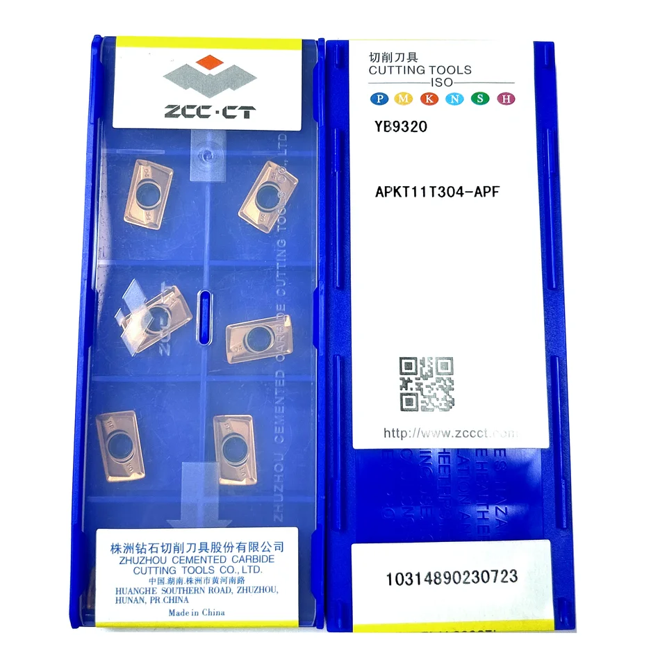 APKT11T304-APF YB9320 Vložky z karbidu Externé otáčanie nástroja CNC Ostruha