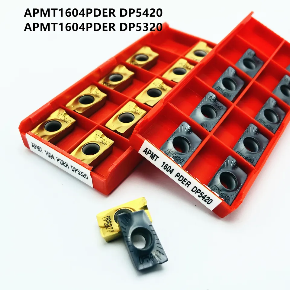 APMT1604 APMT1135PDER RPMW1003MO DP5320 DP5420 Vysokokvalitné karbidové vložky APMT CNC Lathe diely