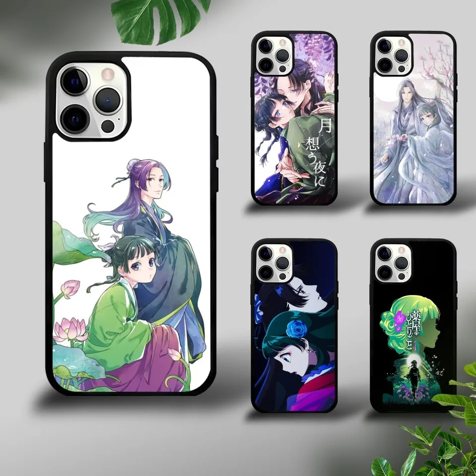 Apothecary Diaries pár telefónov pre iPhone 16 15 14 13 12 11 Pro XS Max Mini plus celulares tvrdá fonda