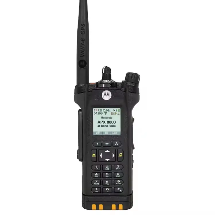 APX8000 Original P25 Prenosný bezdrôtový ručný vreckový vysielanie vysoký 1000 kanálov FM 8W GPS povolené dlhotrvajúce verejné interkom