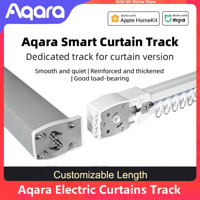 Aqara Super Silent Electric Curtains Sledujte prispôsobiteľné pre ZigBee/A1/B1/Tuya WiFi Curtain Motor Smart Home Automatic Rail