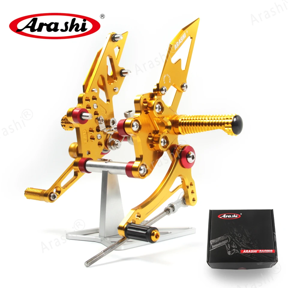 Arashi Ninja 300 2013 - 2017 RACE RACE RACESPLE NASTAVENIE NÁRODNÉHO NÁSLEDKY PRE KAWASAKI NINJA300 EX300A EX300B ABS 2014 2015 2016 2016 Foot Pegs